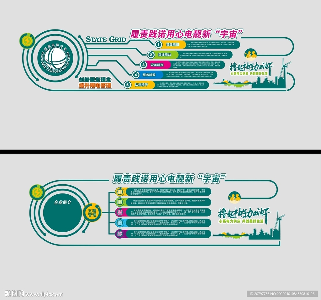 国家电网文化墙