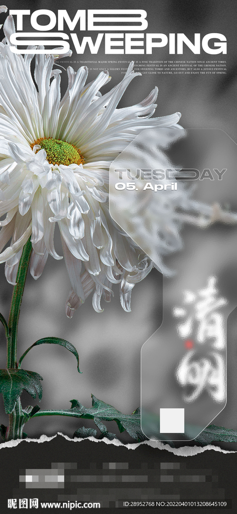 清明节海报