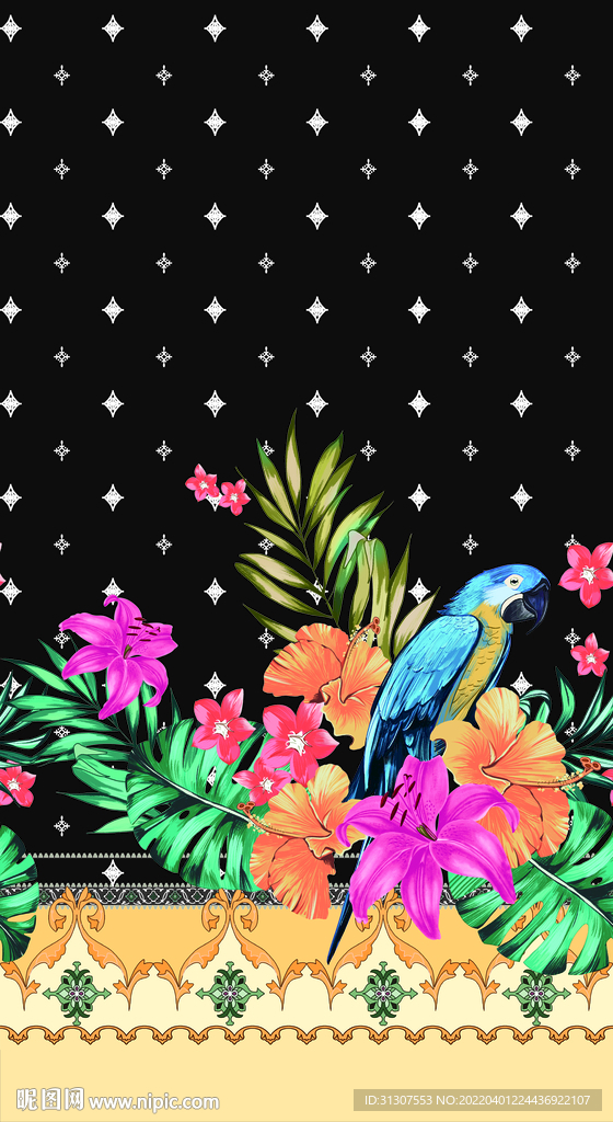 鹦鹉花  