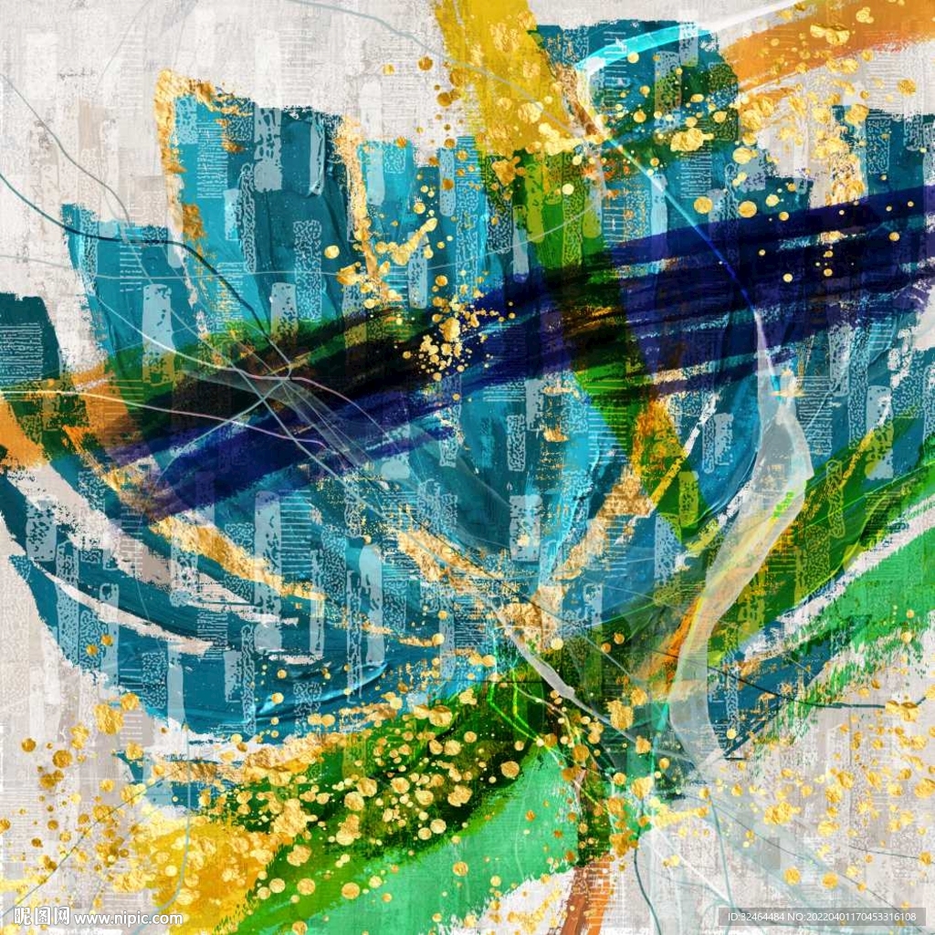 抽象油画