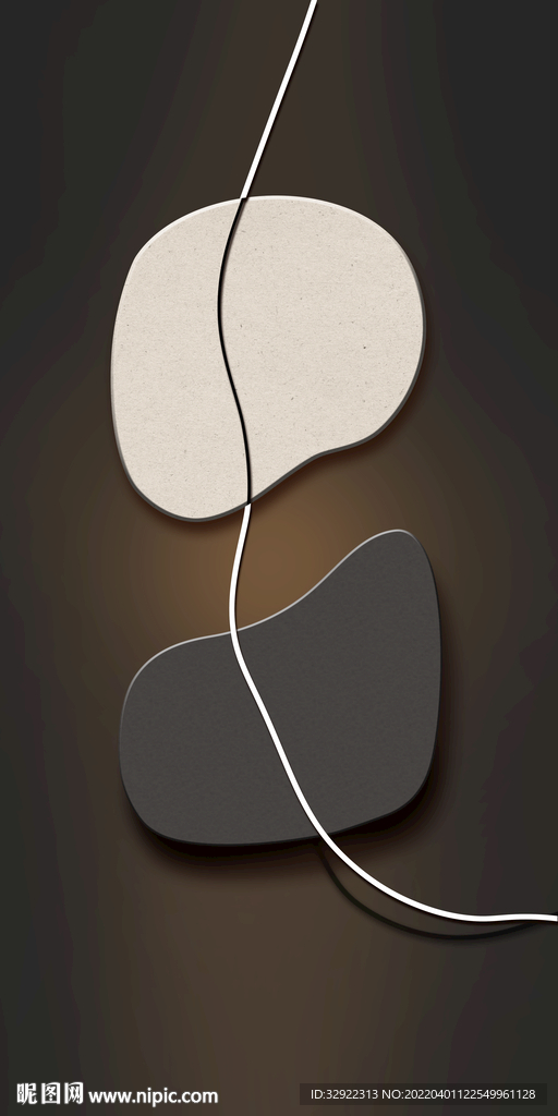 抽象几何装饰画