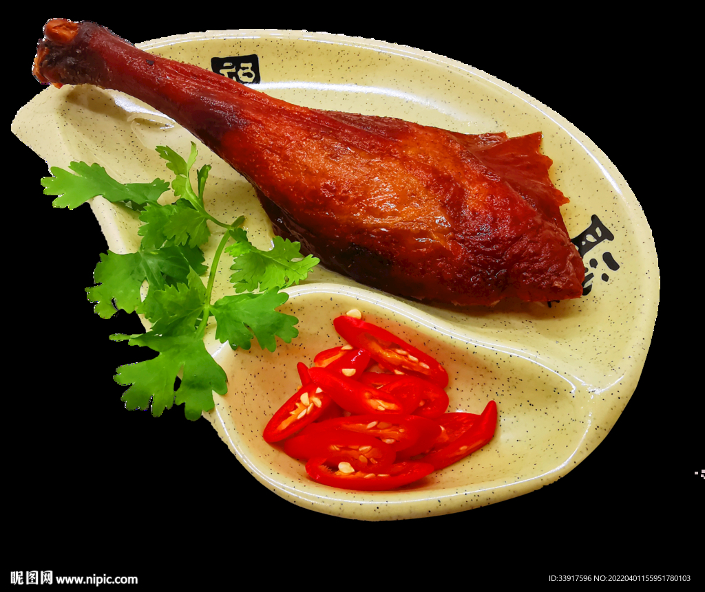 烧鸭烤鸭鸭腿灯箱海报