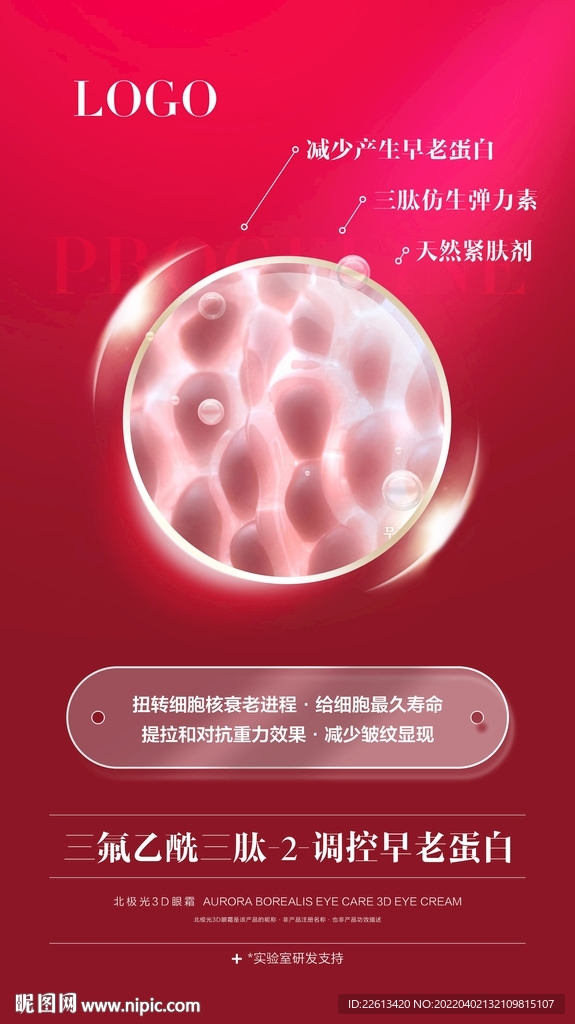 护肤品成分海报