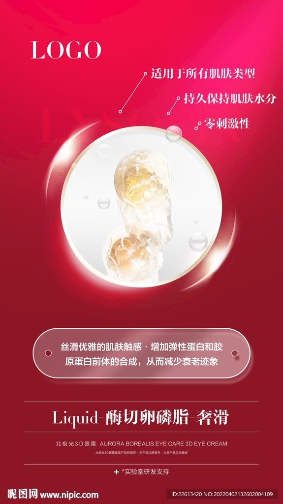 护肤品成分海报