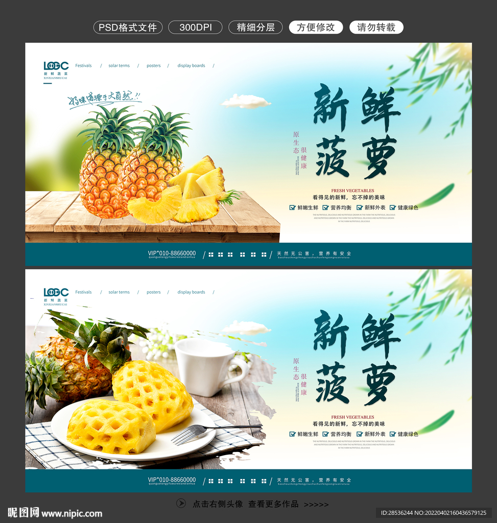 菠萝图片