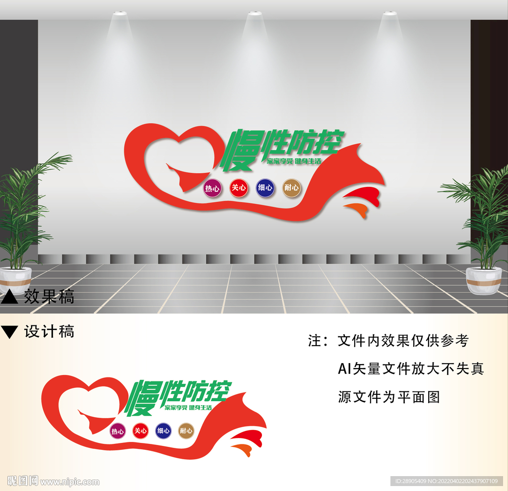 慢性疾病医疗文化墙