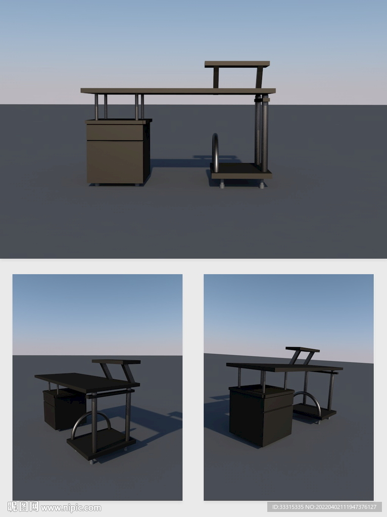 c4d大气立体桌子