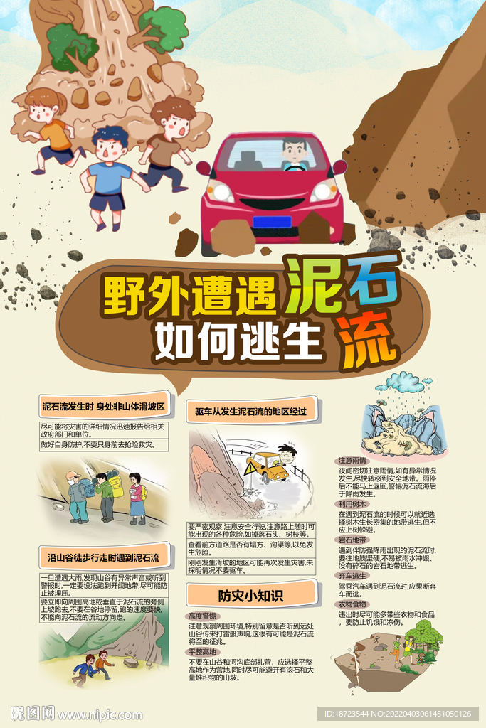 野外遭遇泥石流如何逃生