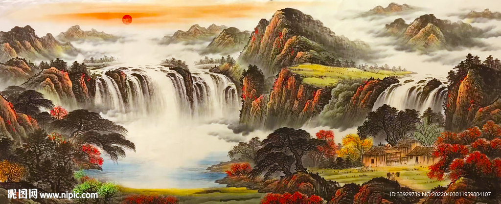 国画山水