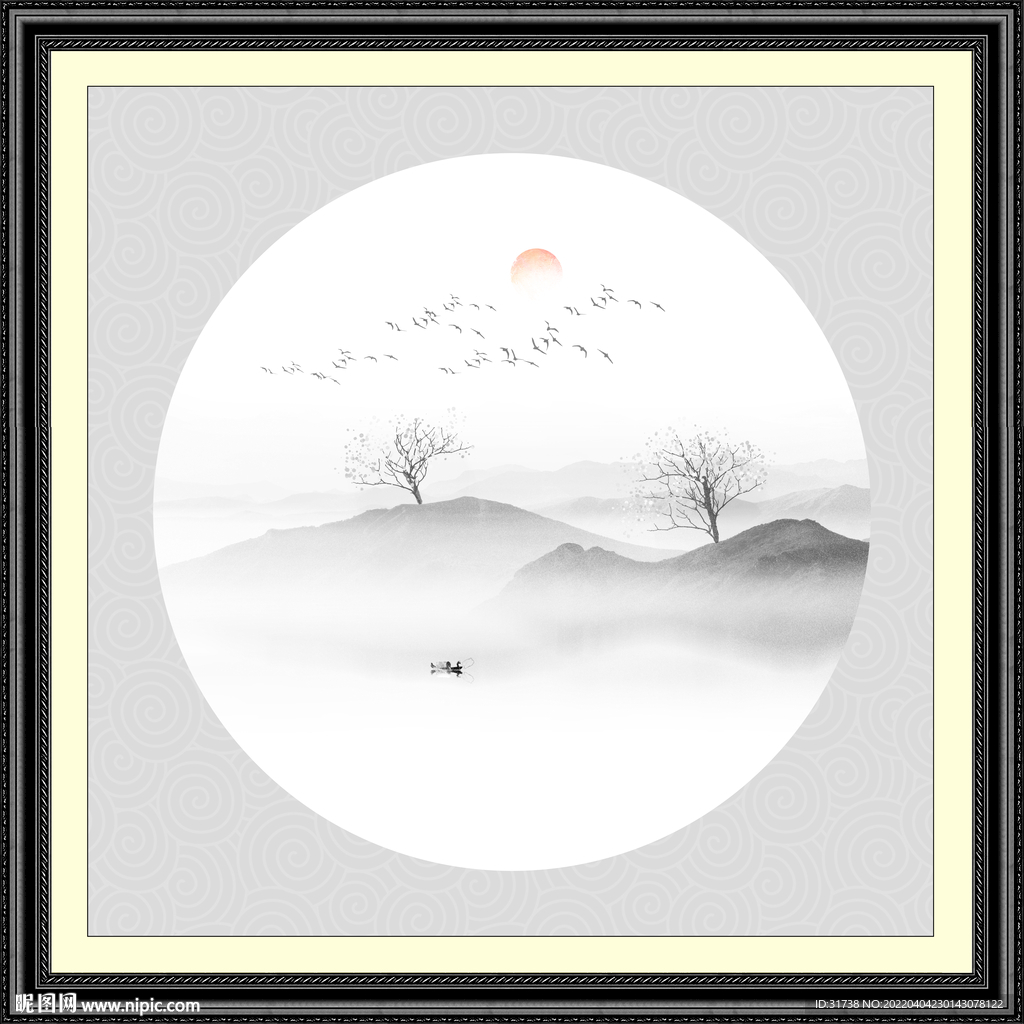 意境山水画