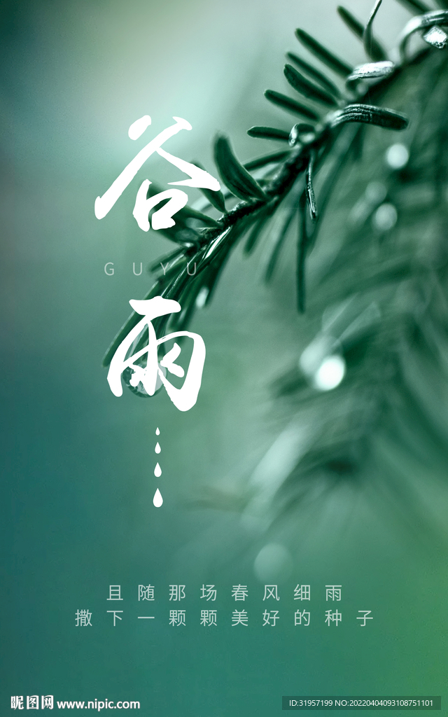 谷雨海报