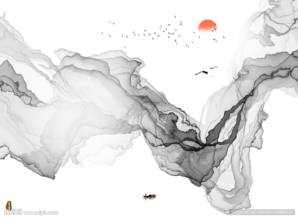 山水风景图