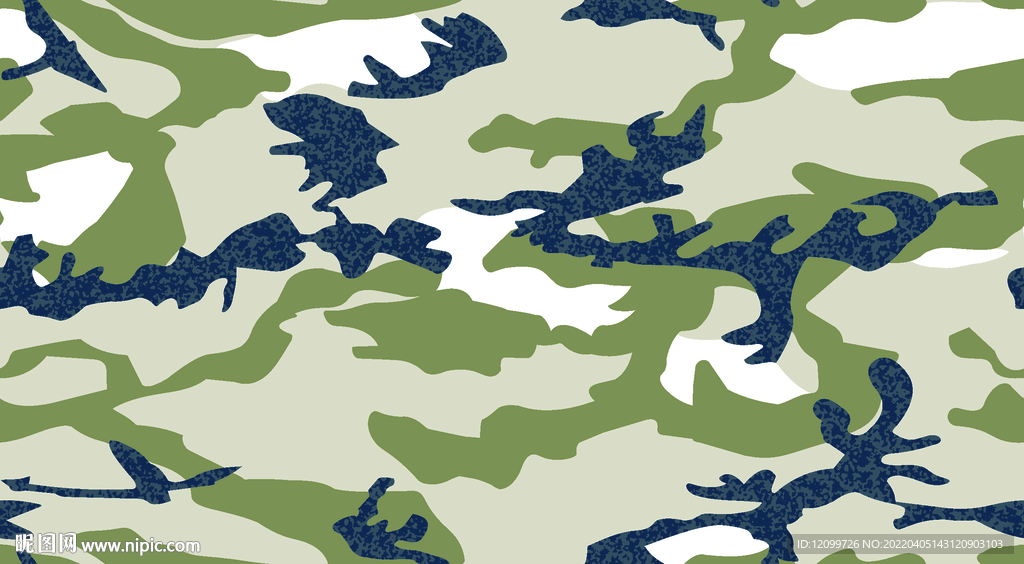 手绘 迷彩印花样