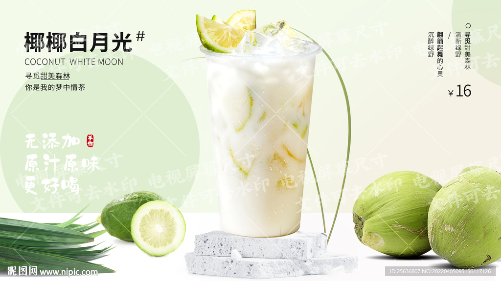 椰椰白月光