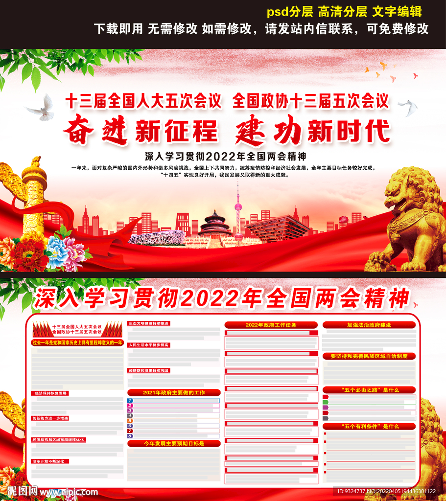 2022年全国两会精神