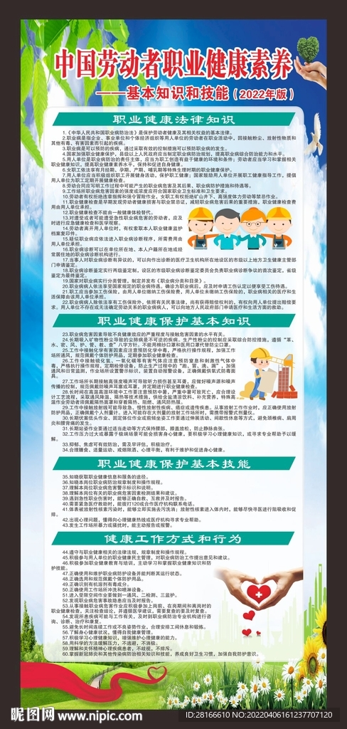 中国劳动者职业健康素养60条