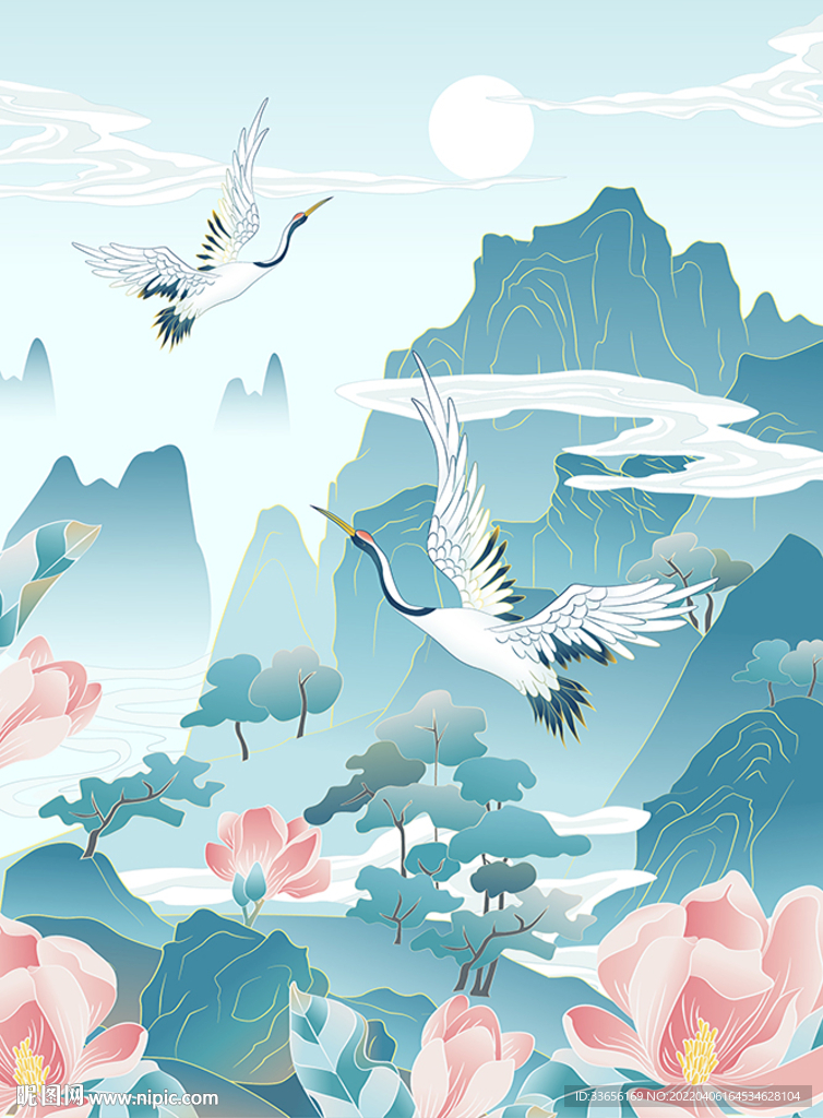 国潮插画