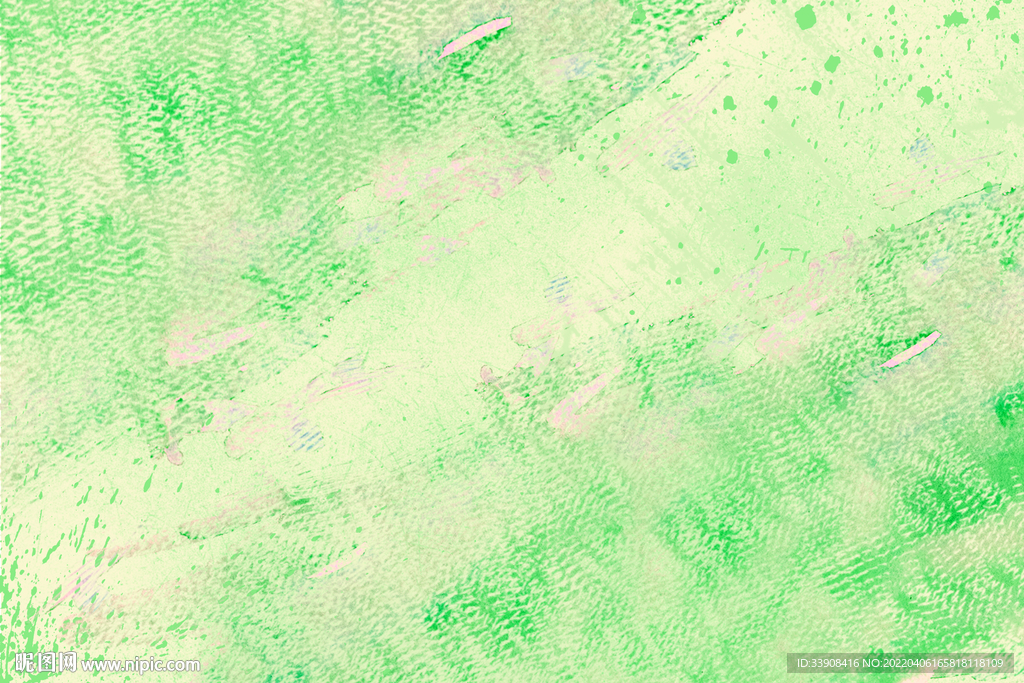 绿色水彩背景