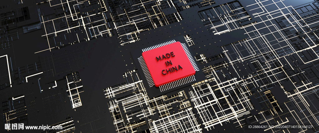5g芯片科技模型