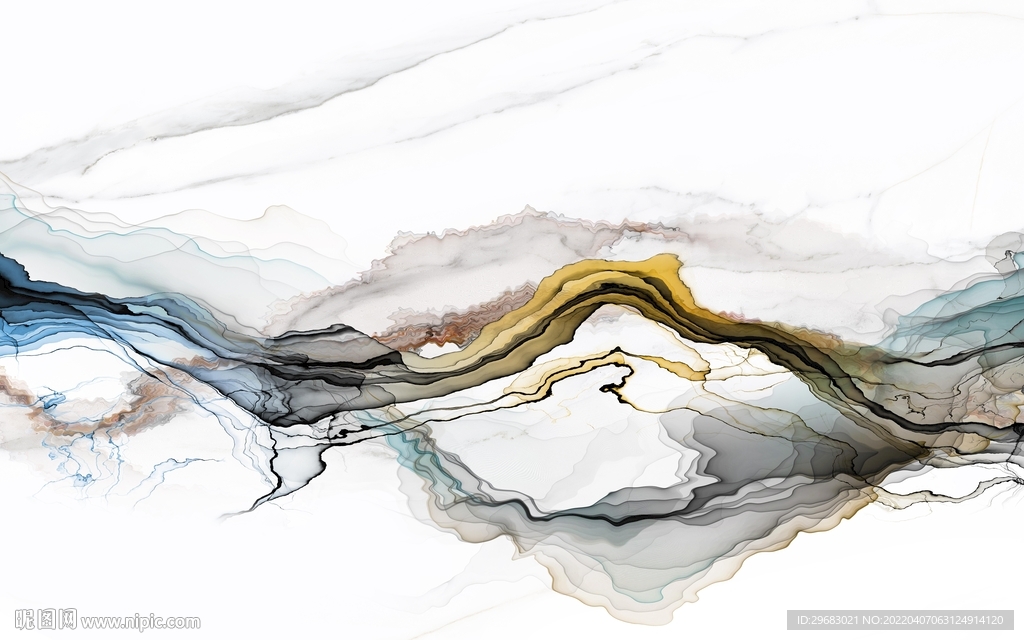 爆款背景墙爵士白 TIF分层