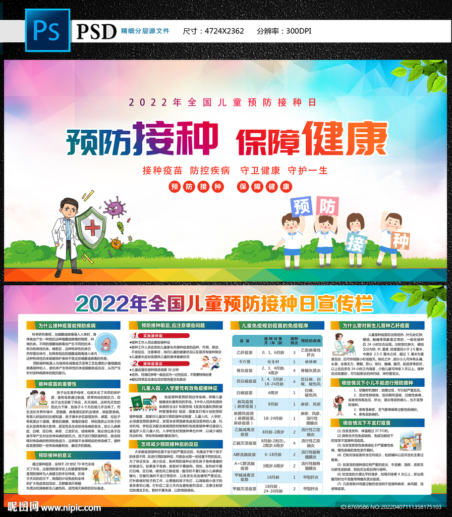 2022年儿童预防接种日