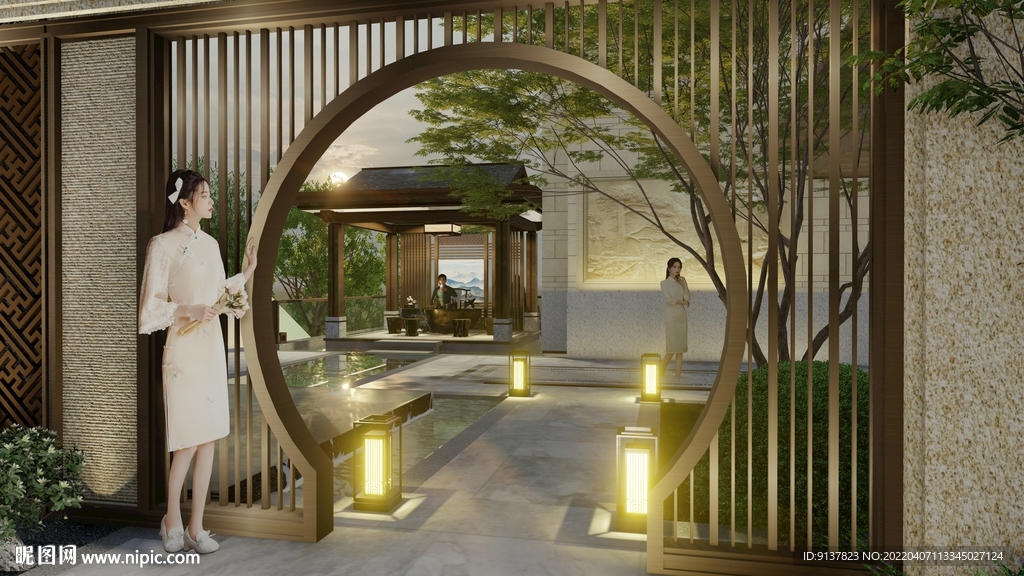 别墅庭院