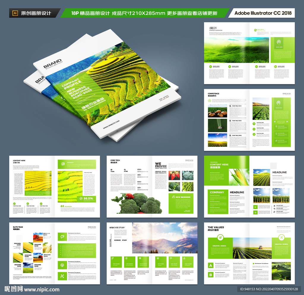 农业合作社宣传册