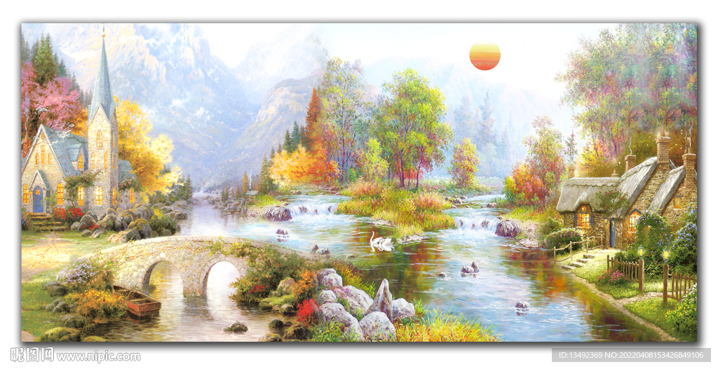 油画风景