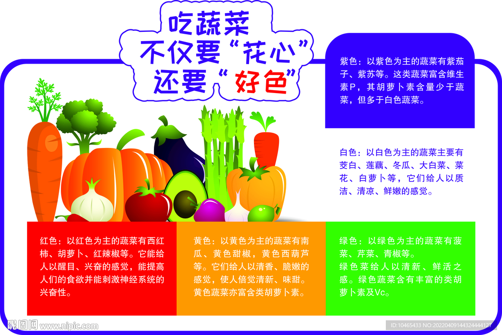 吃蔬菜不仅要花心还要好色
