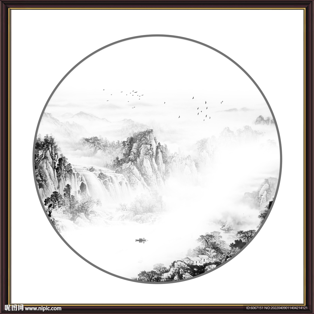 新中式水墨画