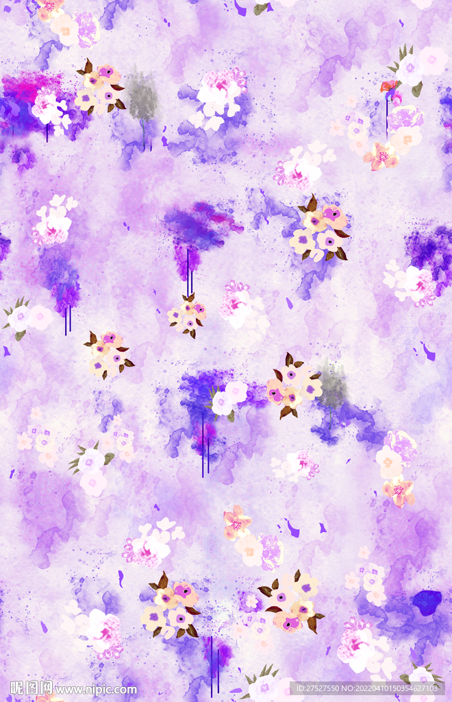 扎染花