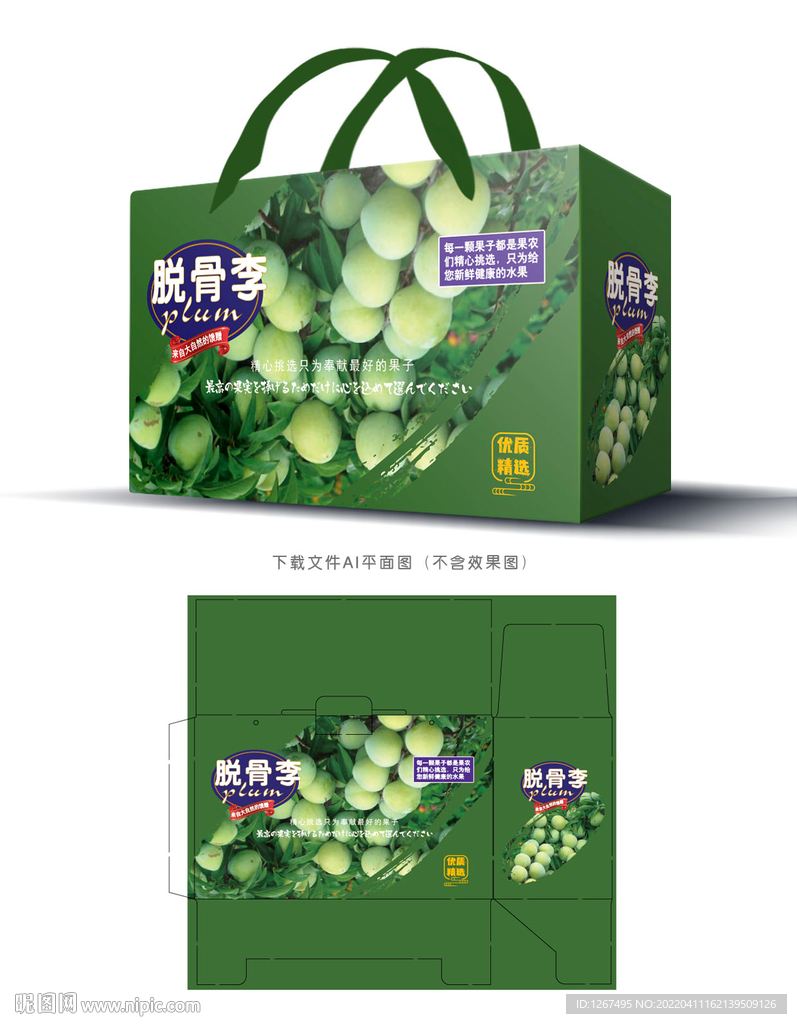  脱骨李包装
