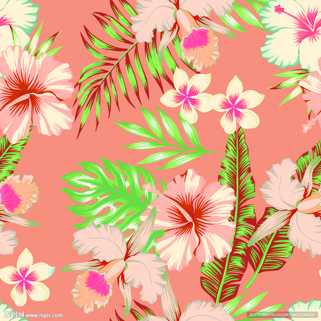树叶花朵