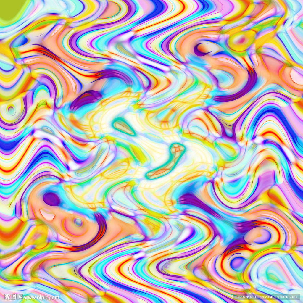 梦幻扭曲线条纹理