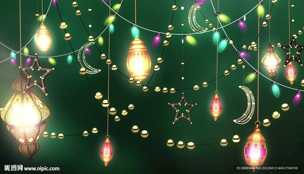 灯光节日庆祝视频