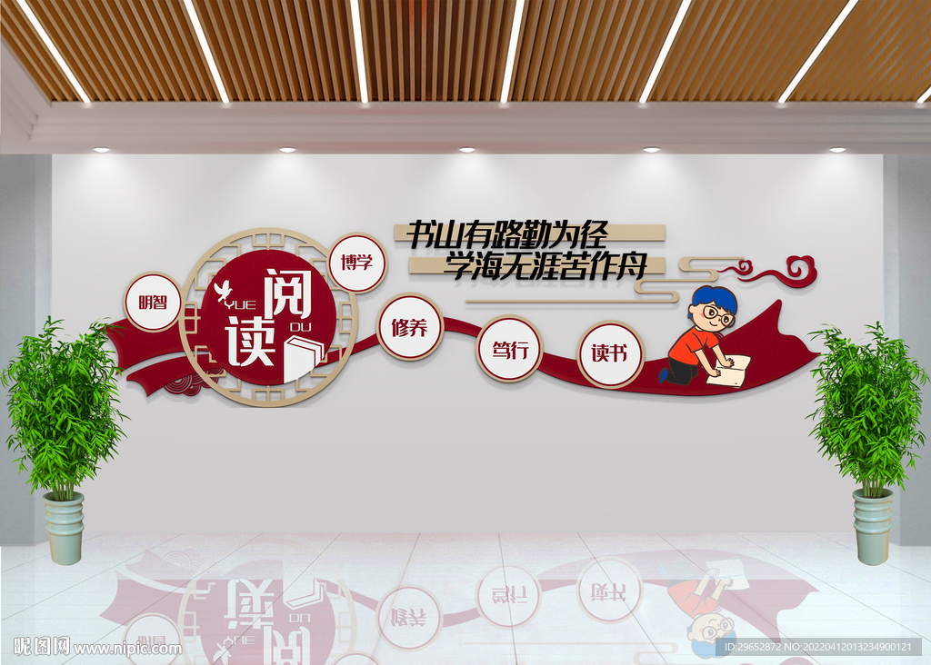 阅读室知识文化墙