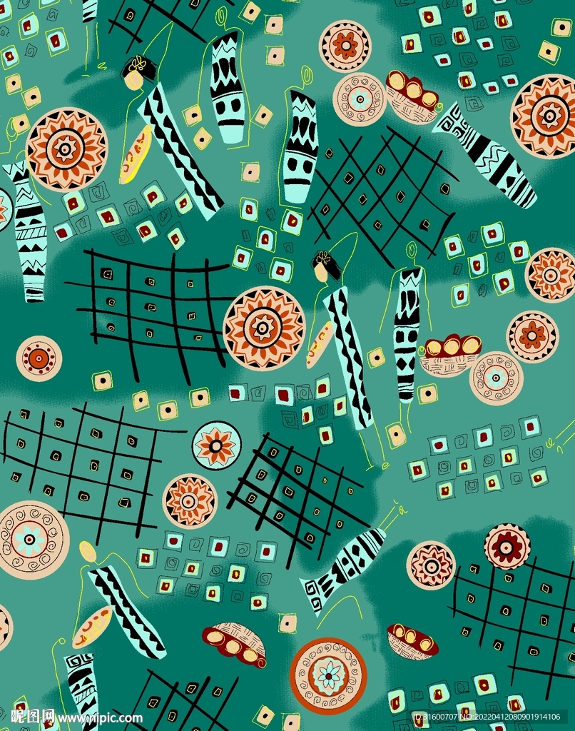 波点小碎花 