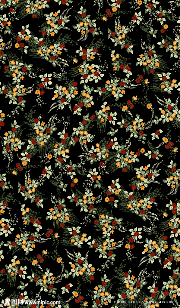 经典传统小碎花