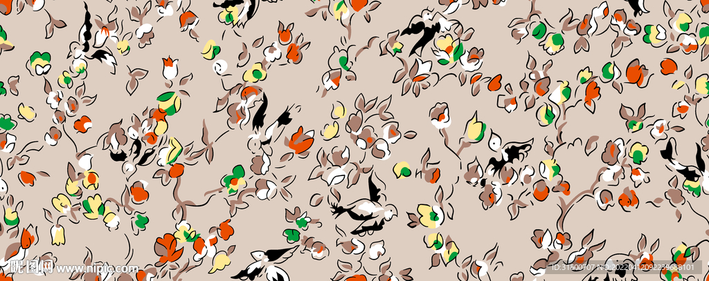 经典传统小碎花