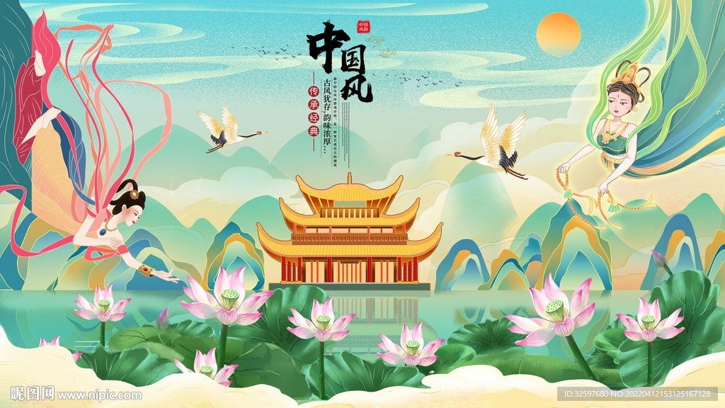 敦煌背景