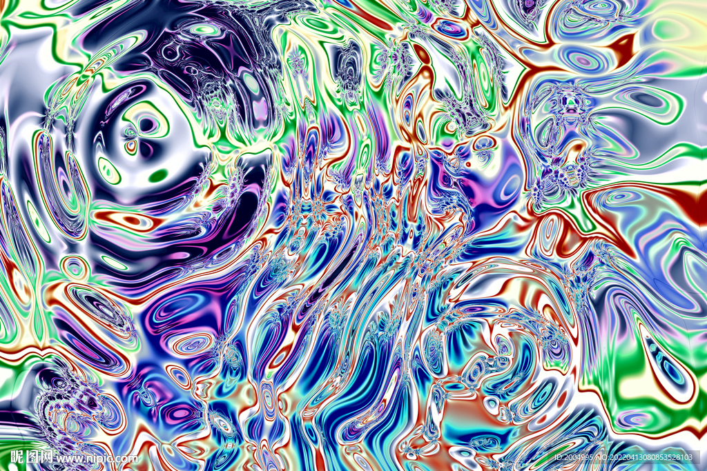 时尚流体抽象艺术画装饰画