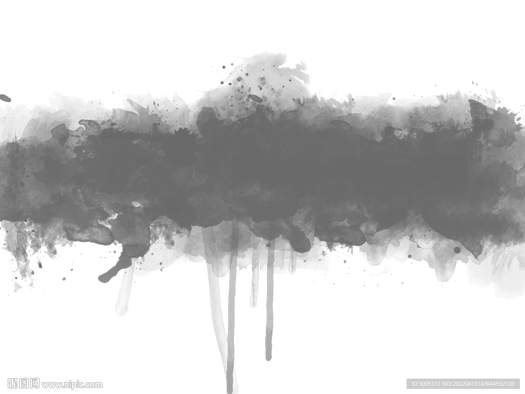 轻奢装饰画 抽象水墨画