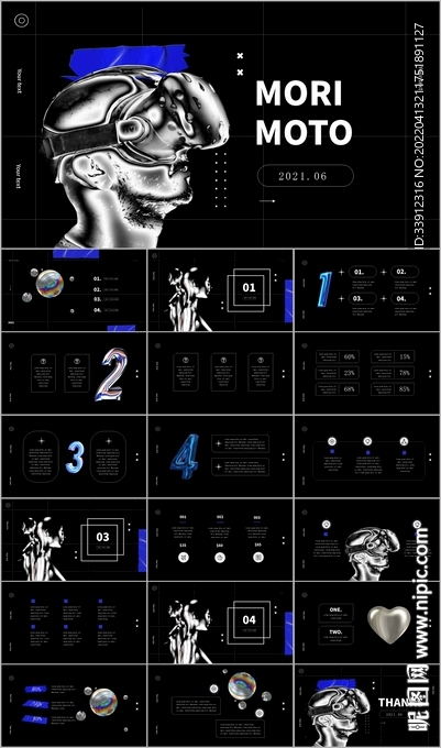 酸性渐变ppt