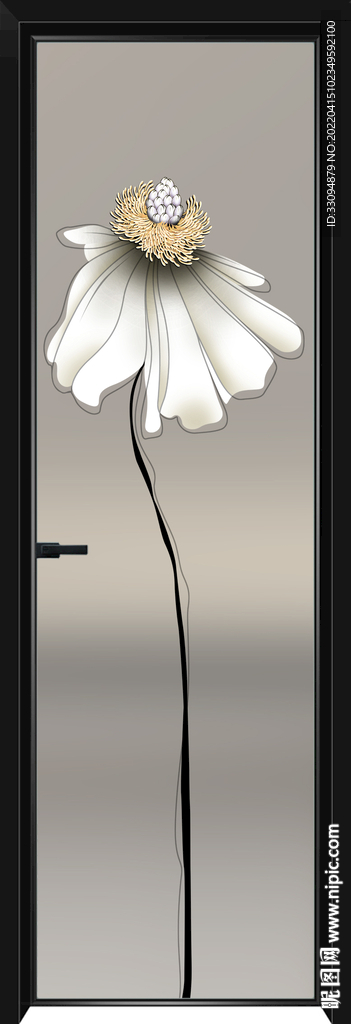 高清分层透明底玻璃打印图