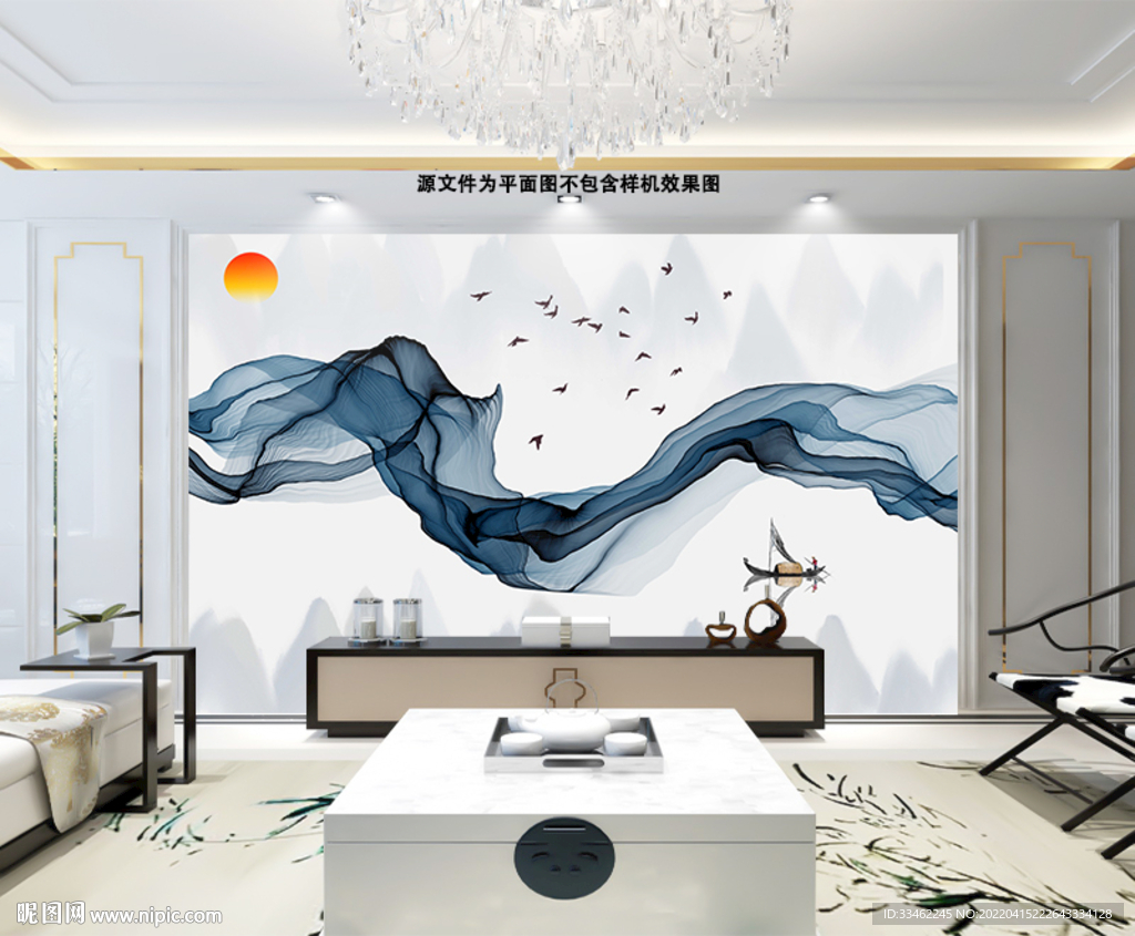 电视现代背景墙