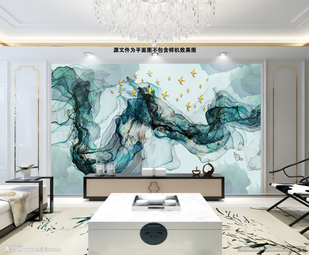 电视现代背景墙