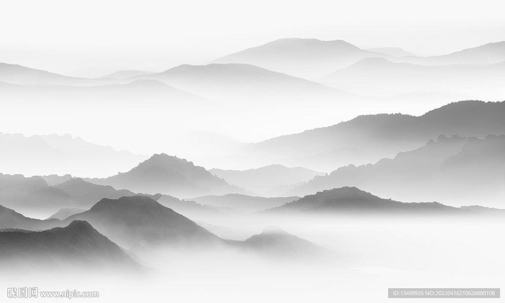 水墨山水画
