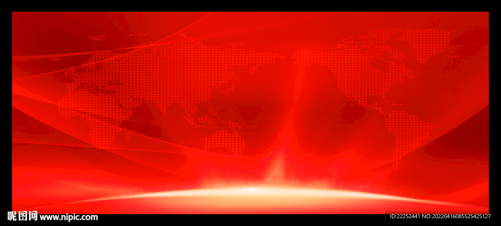 红色背景