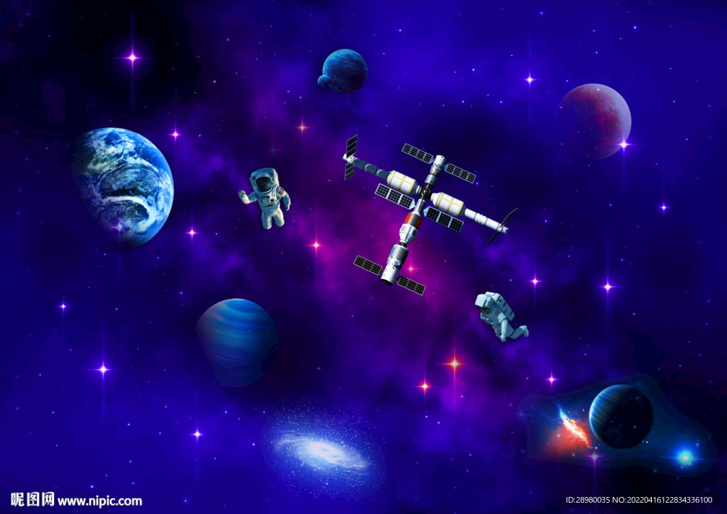 宇宙星球宇航员