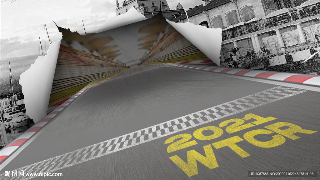 四辆车海报延展